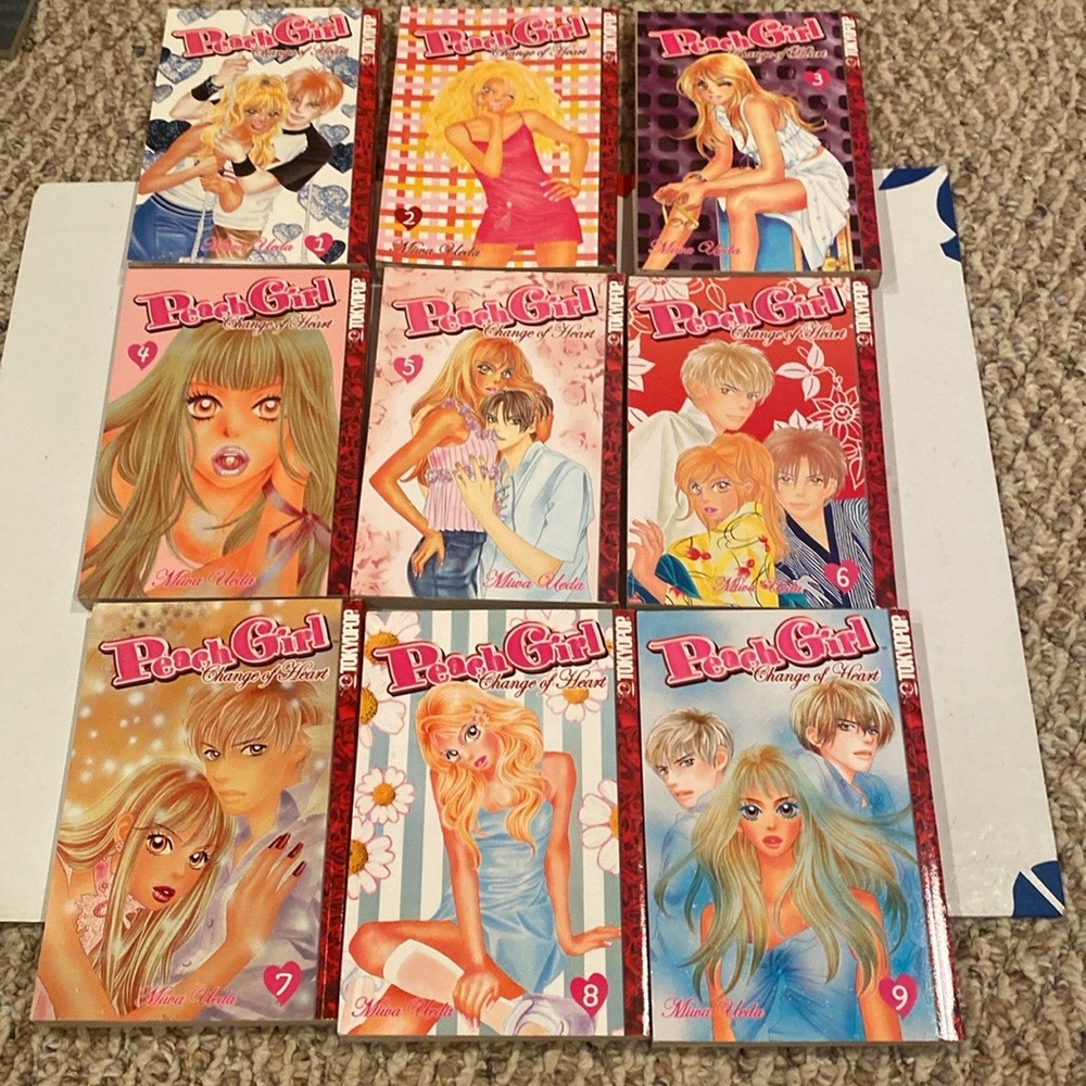 Peach Girl, Change of Heart, Graphic Novels, Volumes 1-9